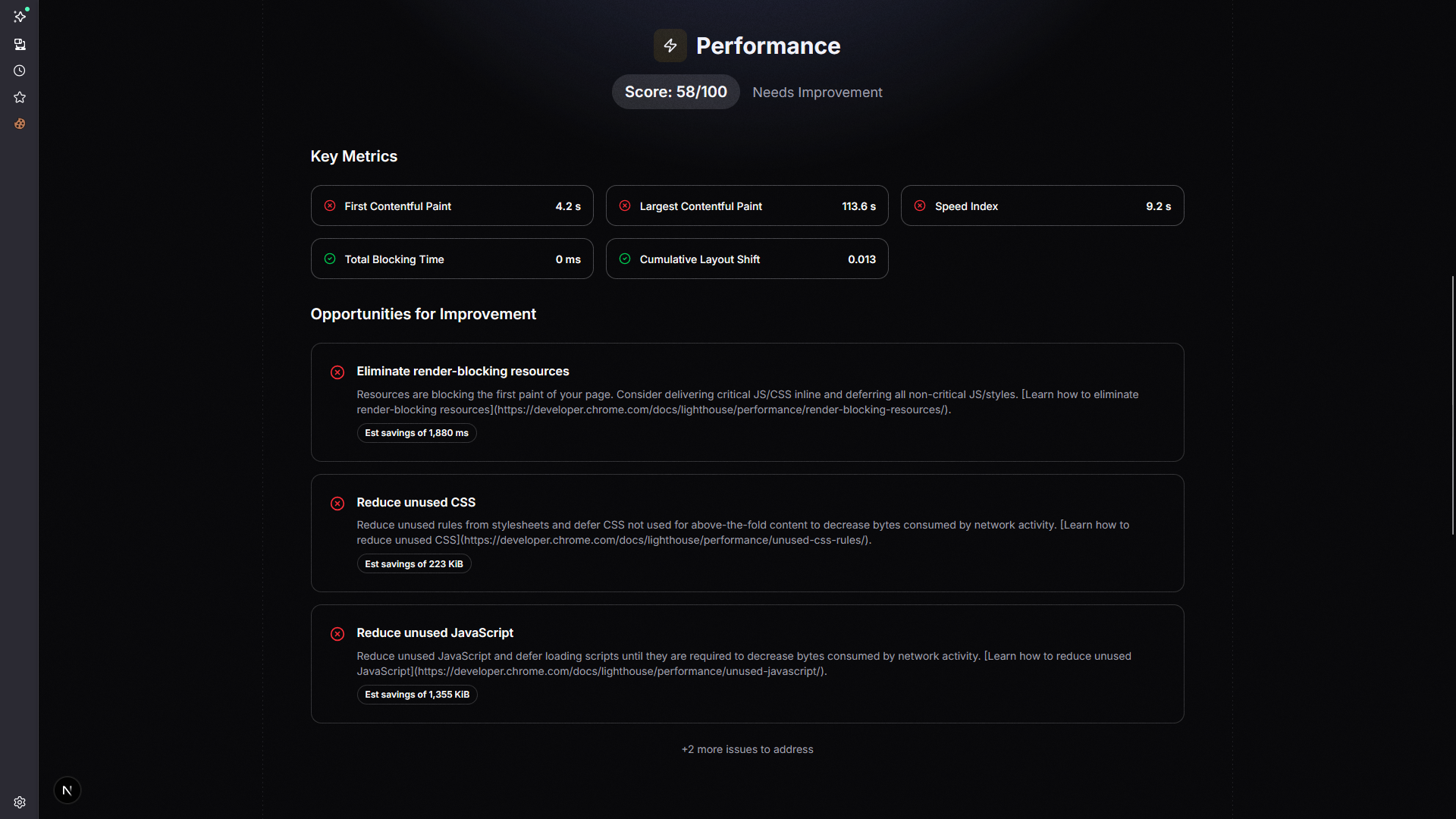 Example Report - Middle